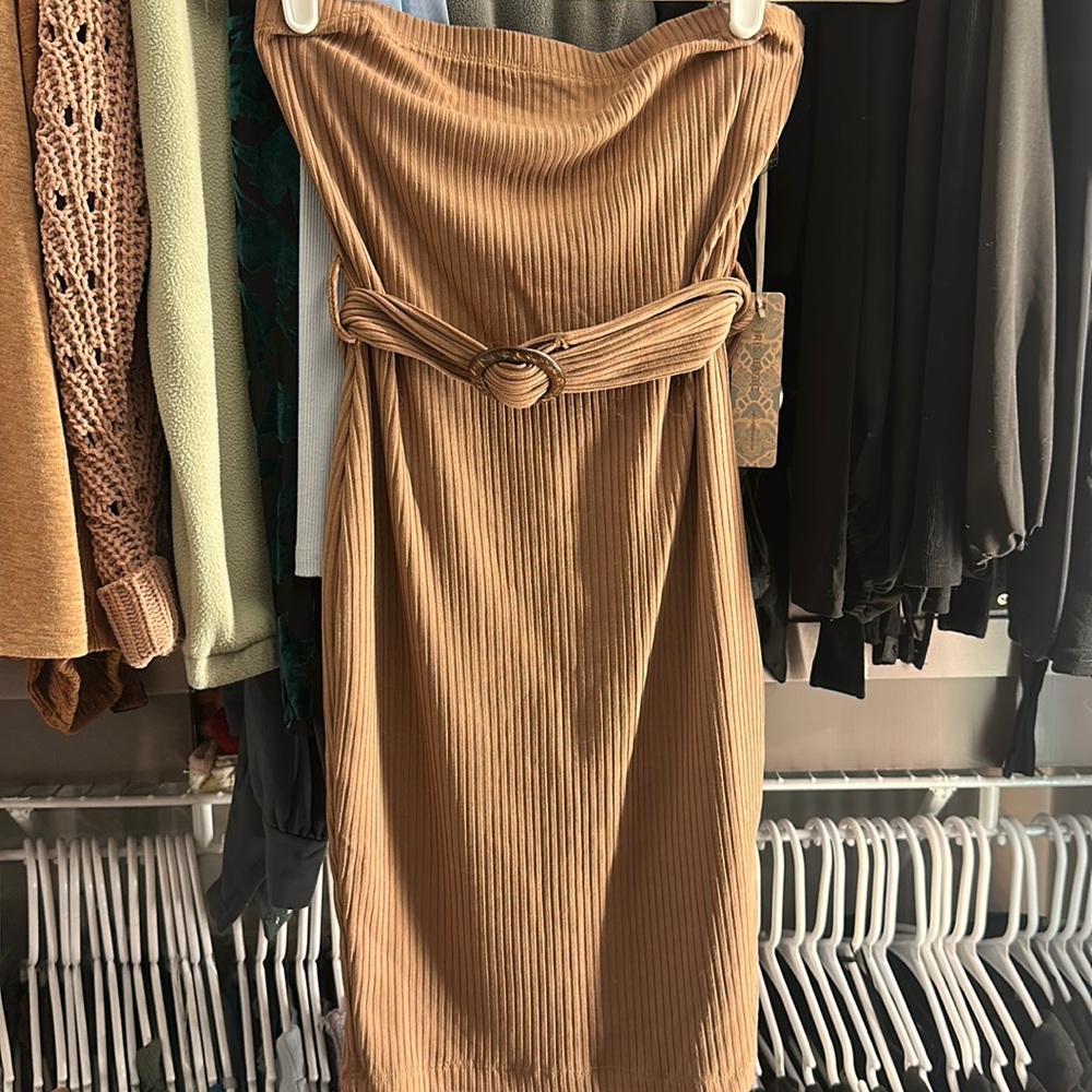Tube top bodycon dress